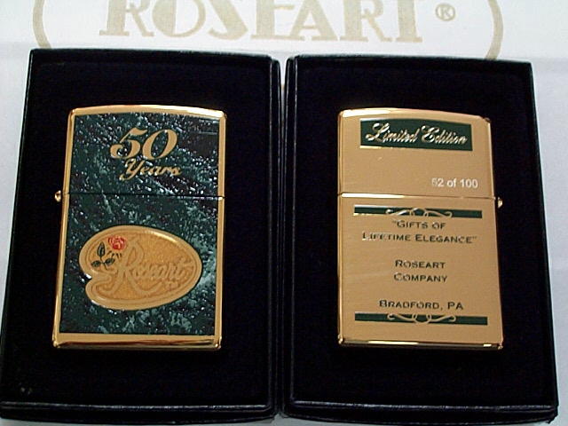 ZIPPO】ローズアート社創業50周年記念 写真集「ROSEART」限定150